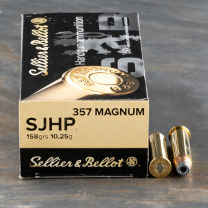 1000rds – 357 Magnum Sellier & Bellot 158gr. SJHP Ammo