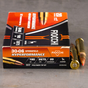 20rds – 30-06 Fiocchi Extrema 180gr. SST Ammo
