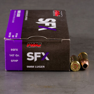 1000rds – 9mm PMC SFX 147gr. JHP Ammo