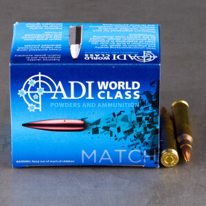 20rds – 223 Rem ADI World Class 69gr. HPBT MatchKing Ammo