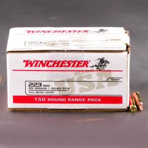 600rds – 223 Rem Winchester USA 55gr. FMJ Ammo