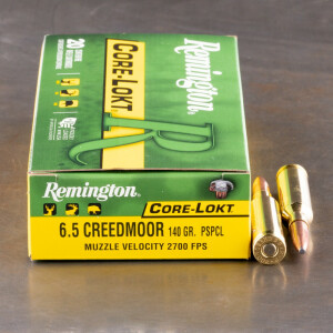 200rds – 6.5 Creedmoor Remington Core-Lokt 140gr. PSP Ammo