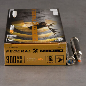 20rds – 300 Winchester Magnum Federal 165gr. Trophy Bonded Tip Ammo