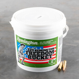300rds – 223 Rem Remington UMC Freedom Bucket 55gr. FMJ Ammo