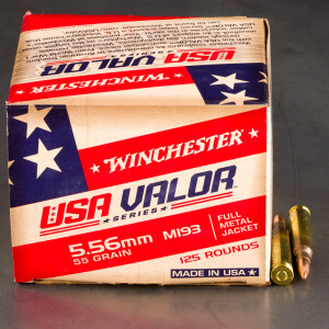 1250rds – 5.56x45 Winchester USA VALOR 55gr. FMJ M193 Ammo