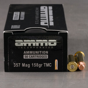 1000rds – 357 Magnum Ammo Inc. 158gr. TMJ Ammo