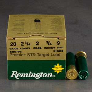 25rds - 28 Gauge Remington Premier STS Target Load 2 3/4" 3/4oz. #9 Shot