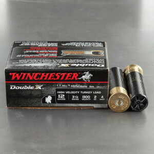 10rds - 12 Gauge Winchester Double X 3 1/2"  2oz.  #4 Turkey Load Ammo