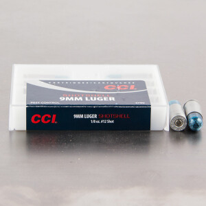 10rds – 9mm CCI Shotshell 1/8oz. #12 Shot Ammo