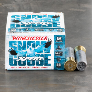 25rds – 12 Gauge Winchester Xpert Snow Goose 3" 1-1/4oz. BB Steel Shot Ammo