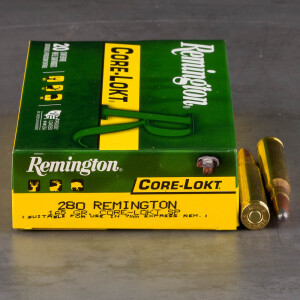 20rds - 280 Remington 165gr. Core-Lokt Soft Point Ammo