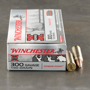 20rds - 300 Savage Winchester 150gr. Super-X Power Point Ammo