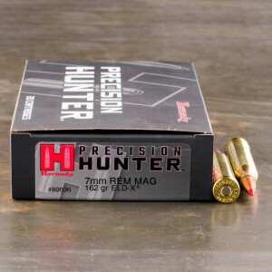 20rds - 7mm Rem Mag Hornady Precision Hunter 162gr. ELD-X Ammo