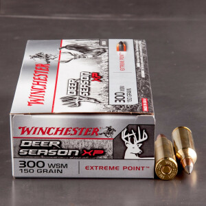 20rds - 300 WSM Winchester Deer Season XP 150gr. Polymer Tip Ammo