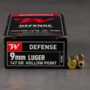 500rds - 9mm Winchester USA 147gr. Jacketed Hollow Point Ammo