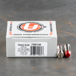 200rds – 10mm Underwood 200gr. Hard Cast Ammo