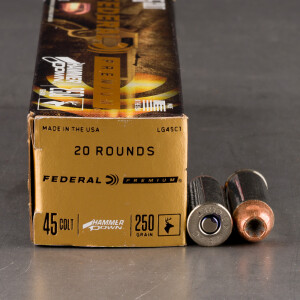20rds – 45 Long Colt Federal HammerDown 250gr. Bonded HP Ammo
