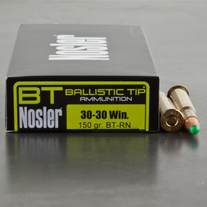 20rds – 30-30 Nosler 150gr. Ballistic Tip Ammo