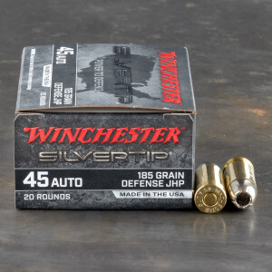200rds – 45 ACP Winchester Silvertip 185gr. JHP Ammo