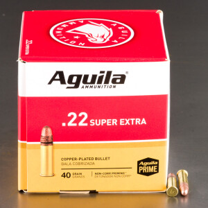 2000rds – 22 LR Aguila 40gr. CPRN Ammo