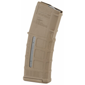 1 - Magpul PMAG 30 AR/M4 Gen M3 Window 30rd Medium Coyote Tan Polymer Magazine