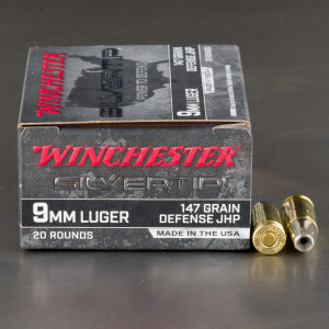 20rds – 9mm Winchester Silvertip 147gr. JHP Ammo