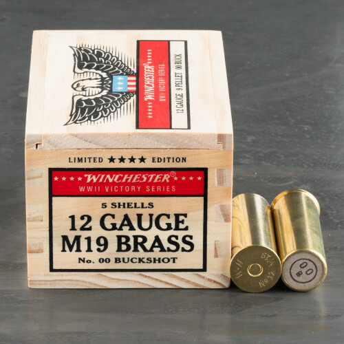 12 Gauge #00 Buck Ammo for Sale by Winchester - 5 Rounds