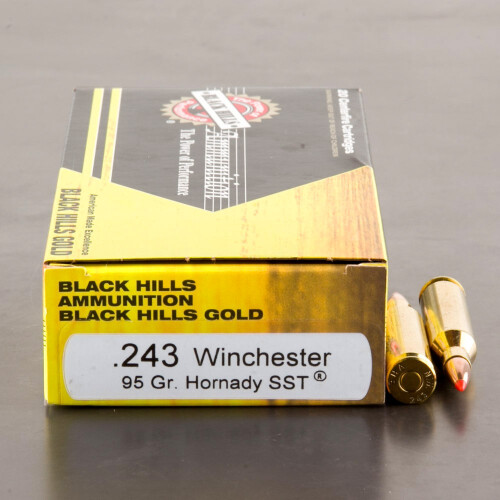 243 Winchester Ammunition for Sale. Black Hills Ammunition