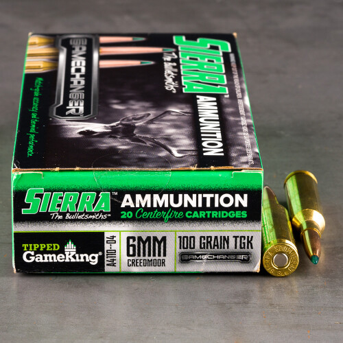 6mm Creedmoor Ammo - 20 Rounds of 100 Grain Polymer Tipped