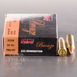 1000rds – 223 Rem PMC 55gr. FMJBT Ammo