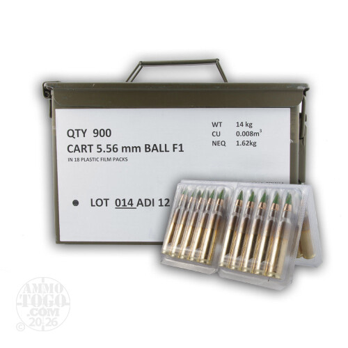 Cheap 5.56x45mm ammo - Bulk Australian Outback Full Metal Jacket (FMJ ...