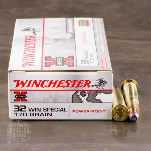 32 Winchester Special Ammo - 20 Rounds of 170 Grain Power-Point (PP) by ...