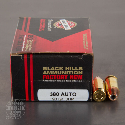 380 Auto (ACP) Jacketed Hollow-Point (JHP) Ammo for Sale by