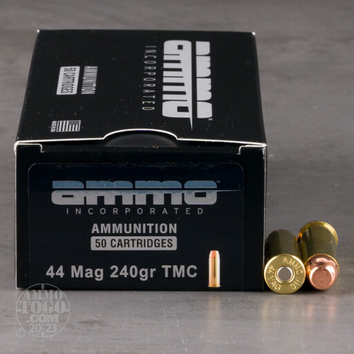 50rds – 44 Mag Ammo Inc. 240gr. TMJ Ammo