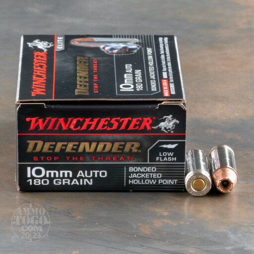 20rds – 10mm Winchester Defender 180gr. JHP Ammo