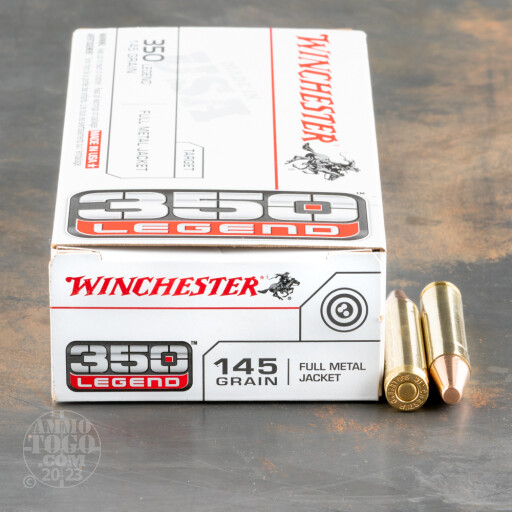 200rds – 350 Legend Winchester USA 145gr. FMJ Ammo