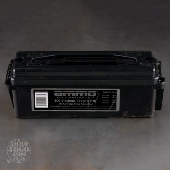 200rds – 300 AAC Blackout Ammo Inc. 155gr. HPBT Ammo