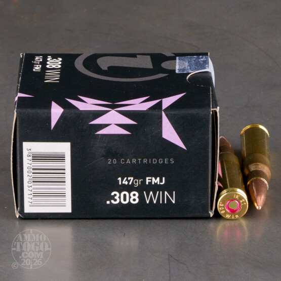 1000rds – 308 Win Igman 147gr. FMJ Ammo