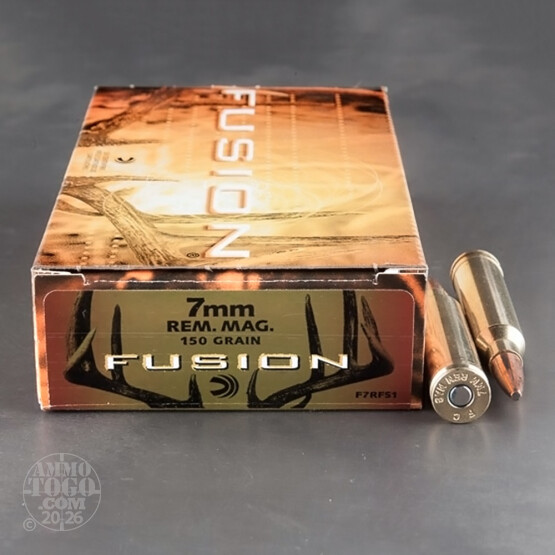20rds - 7mm Rem Mag Federal Fusion 150gr. SP Ammo