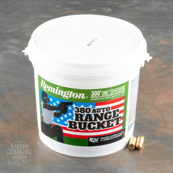 300rds – 380 Auto Remington UMC 95gr. FMJ Ammo
