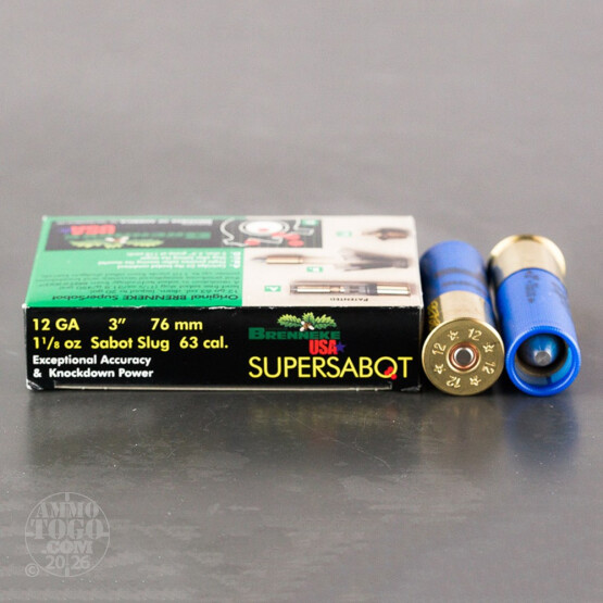 25rds - 12 Gauge Brenneke Super Sabot 3" 1 1/8oz. Sabot Slug Ammo