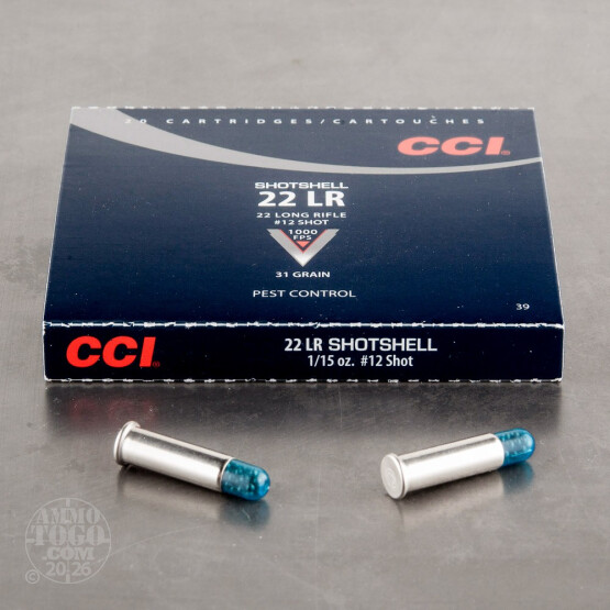 20rds - .22LR CCI #12 Shot Shotshells