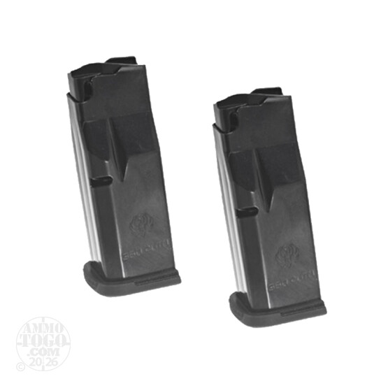 2 - Ruger LCP MAX 10rd Black Magazines