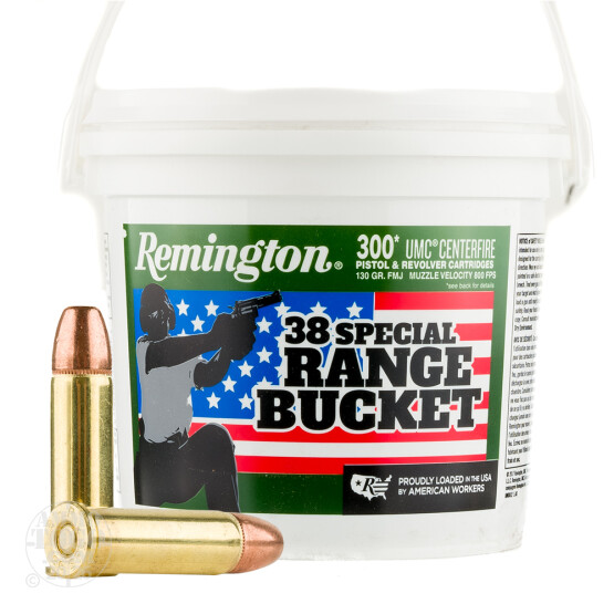 300rds – 38 Special Remington UMC 130gr. FMJ Ammo