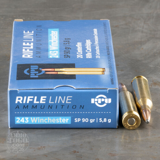20rds – 243 Win Prvi Partizan 90gr. SP Ammo