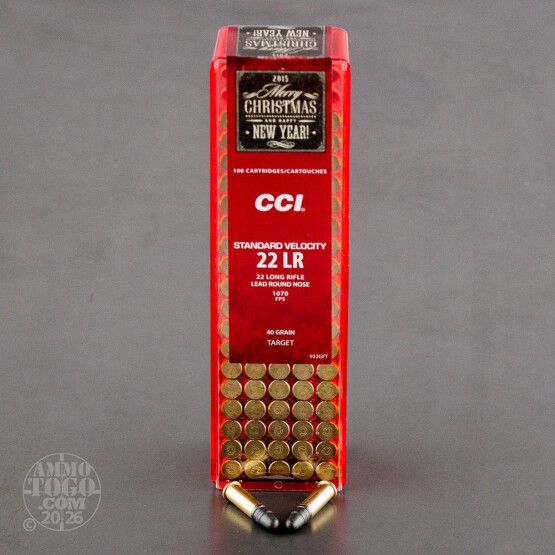 300rds – 22 LR CCI Gift Pack 40gr. LRN Ammo