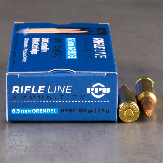 500rds – 6.5 Grendel Prvi Partizan 120gr. HPBT Ammo