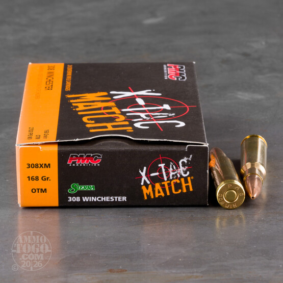 800rds - 308 Win PMC X-TAC 168gr. OTM Ammo