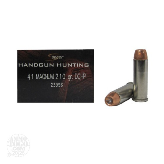 20rds – 41 Mag Speer Gold Dot 210gr. JHP Ammo
