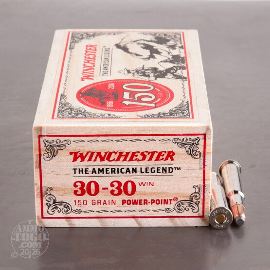 20rds – 30-30 Winchester 150th Anniversary Commemorative 150gr. PP Ammo 